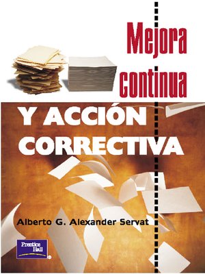 cover image of Mejora continua y acción correctiva